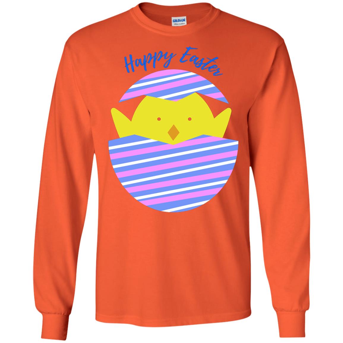 Easter Shirt Happy Easter Orange