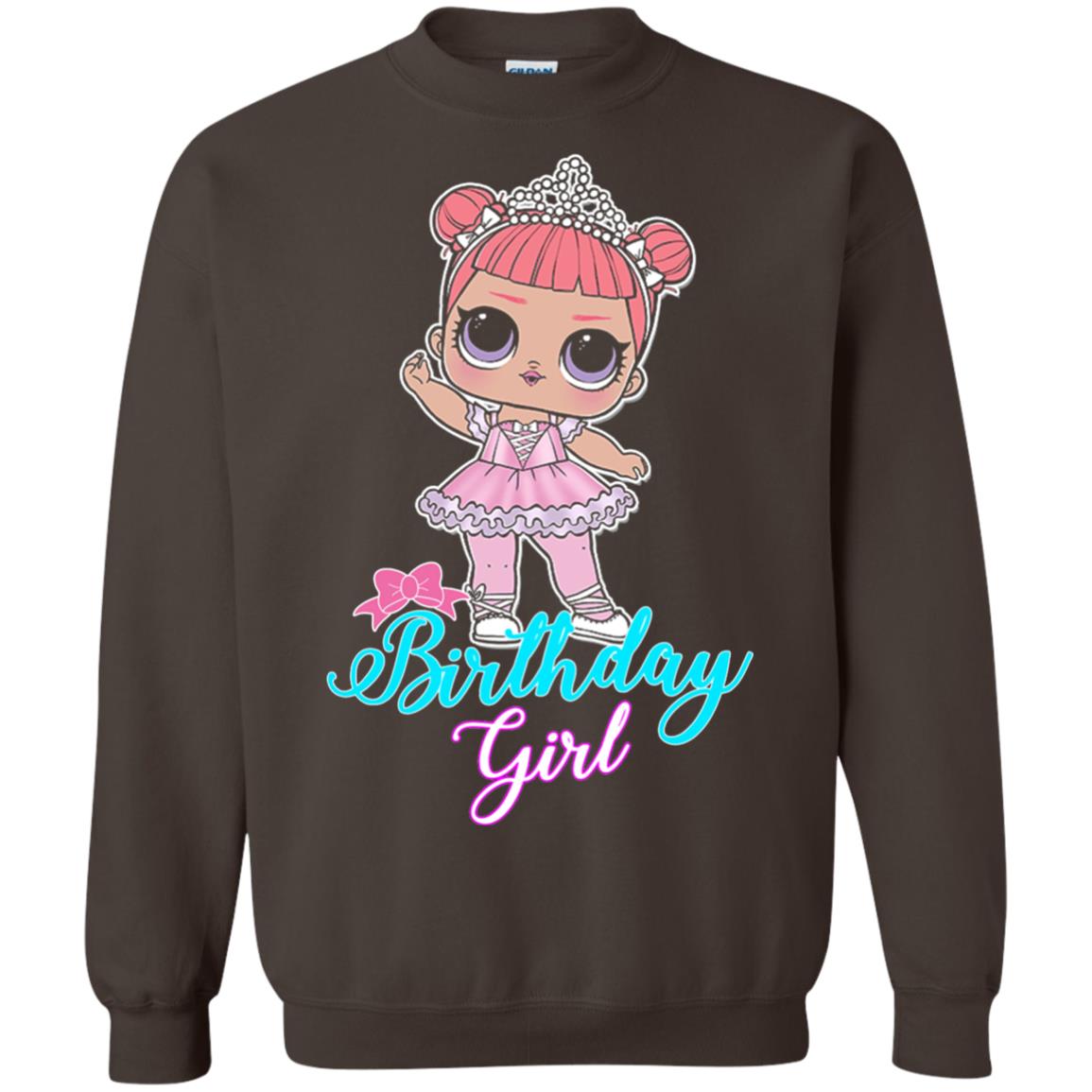 Doll Birthday Girl #squadgoals T-shirt Dark Chocolate