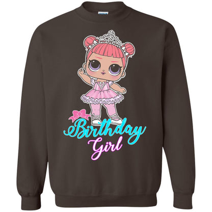 Doll Birthday Girl #squadgoals T-shirt Dark Chocolate