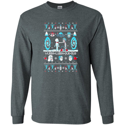 Cartoon T-shirt Build A Snowmorty Dark Heather