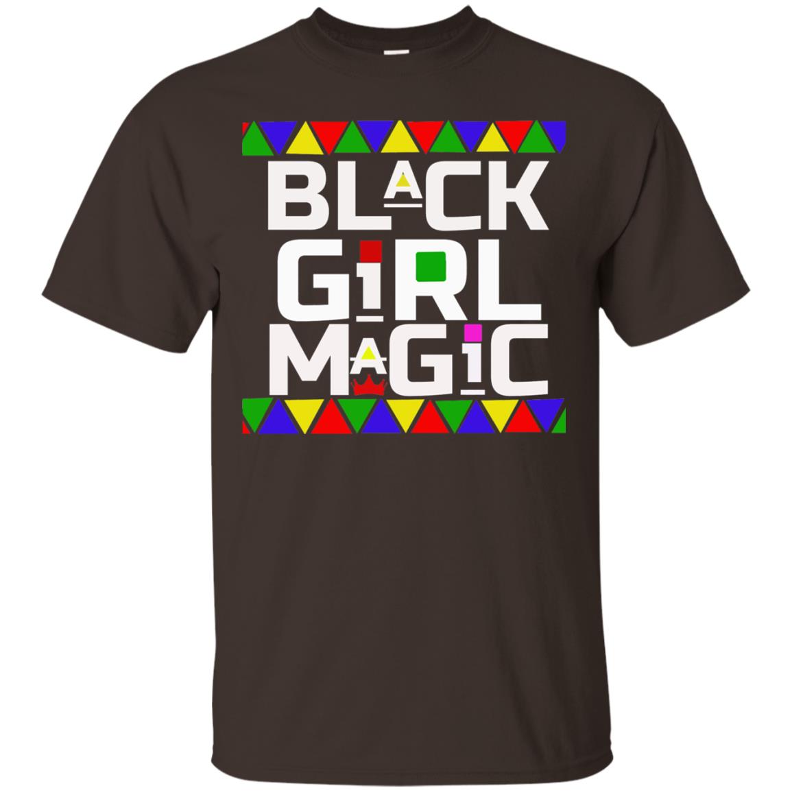 Black Girl Magic Black History African Pride T-shirt Dark Chocolate