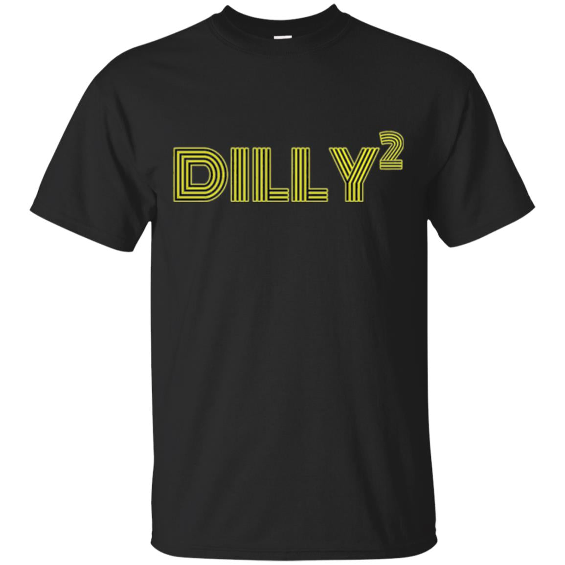Christmas T-shirt Dilly Squared Black