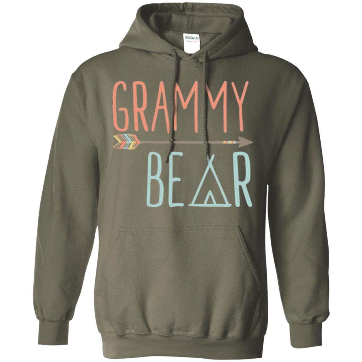 Bear Lover T-shirt Grammy Bear T-shirt Military Green