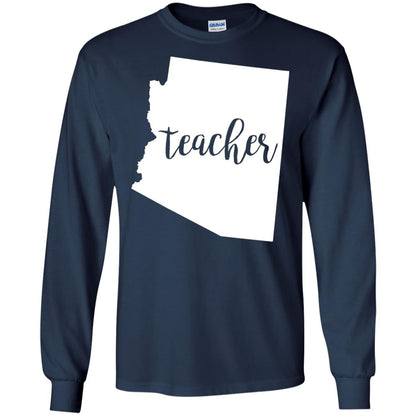 Arizona Teacher Home State Back To School Shirt Navy