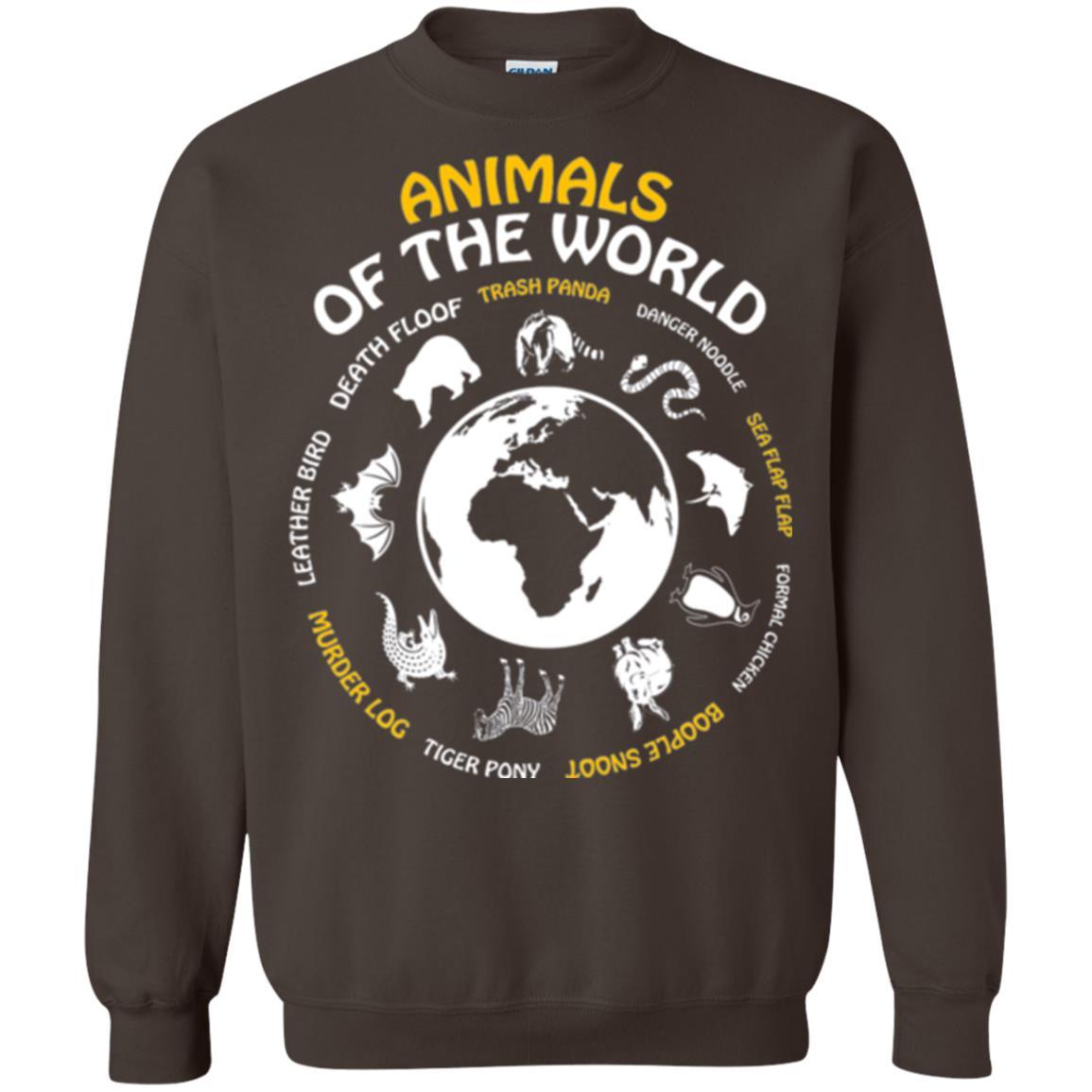 Rare Animals Of The World T-shirt Dark Chocolate
