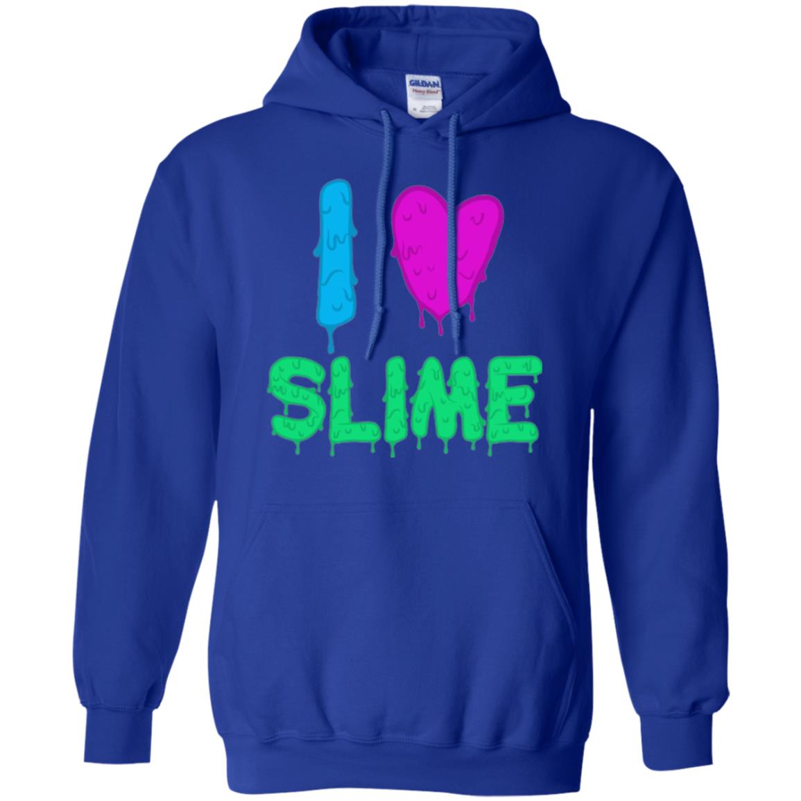 I Love Slime T-shirt Slime Lovers Royal