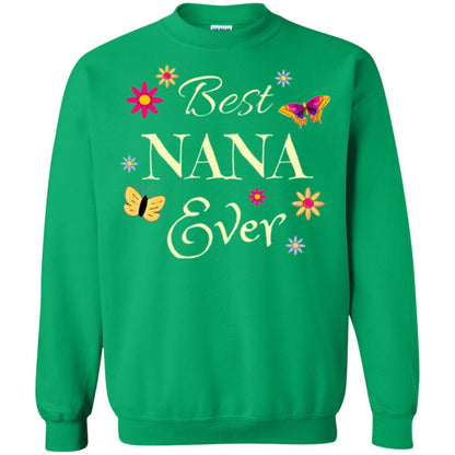 Best Nana Ever T-shirt Irish Green