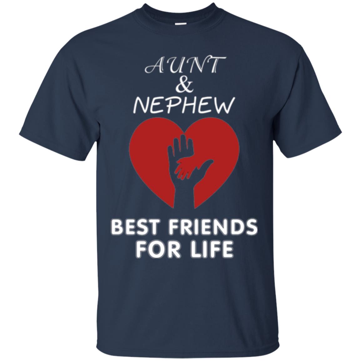 Family T-shirt Aunt And Nephew Best Friends For Life Navy