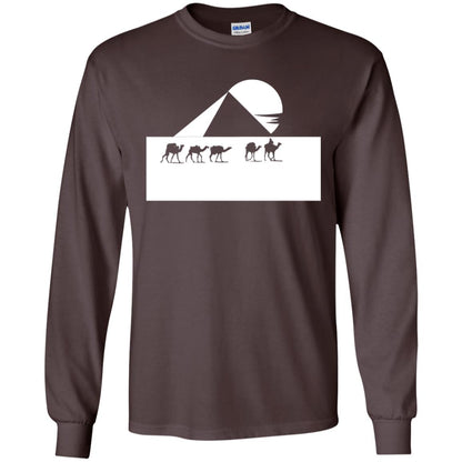 Egyptian Great Pyramid Of Giza T-shirt Dark Chocolate