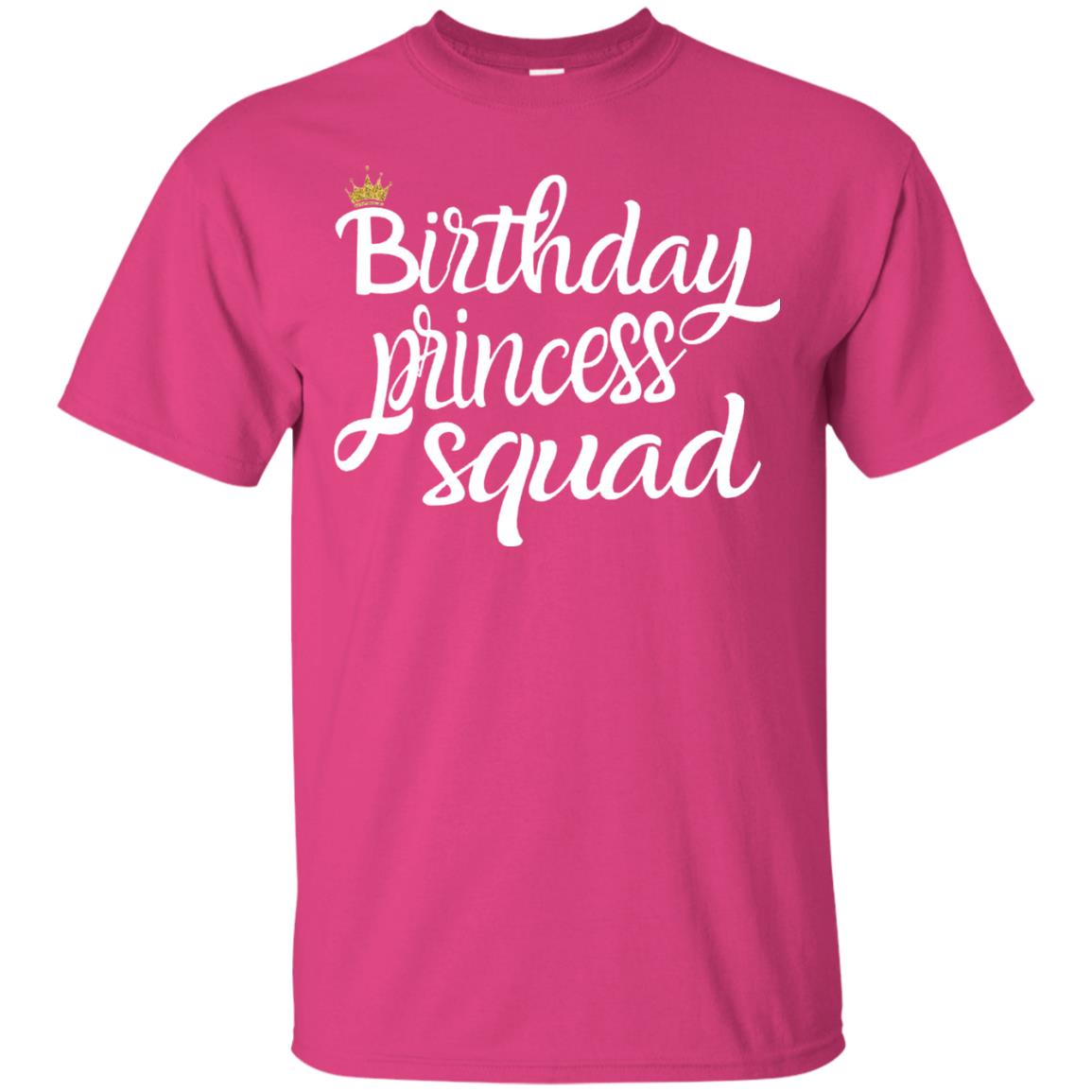 Birthday T-shirt Princess Squad Heliconia