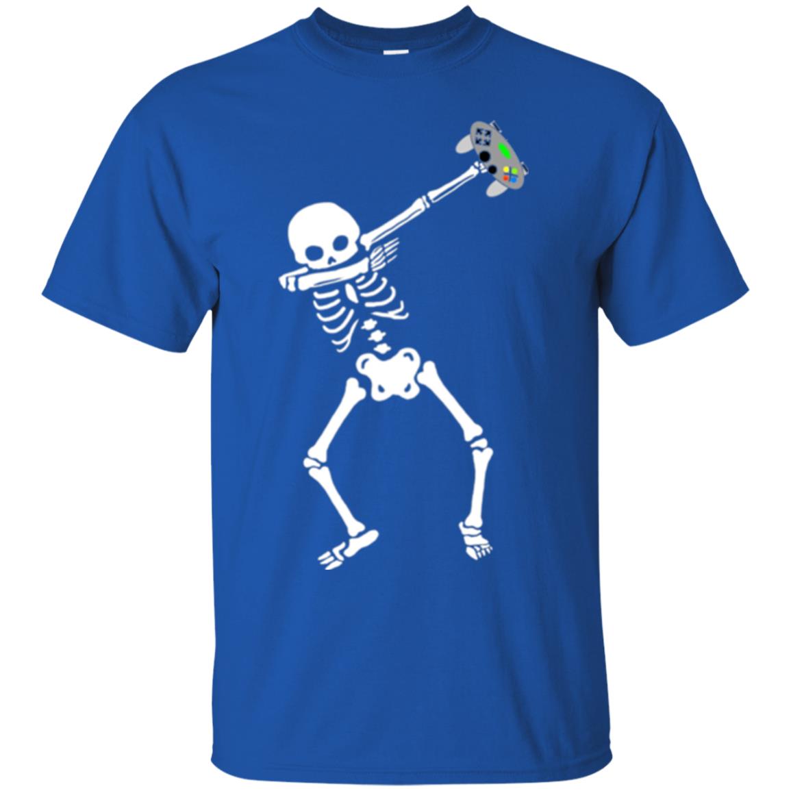 Gamer T-shirt Dabbing Skeleton Royal