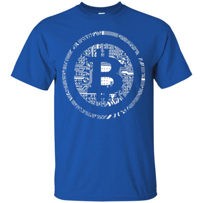 Crypto Currency Traders Bitcoin T-shirt Royal