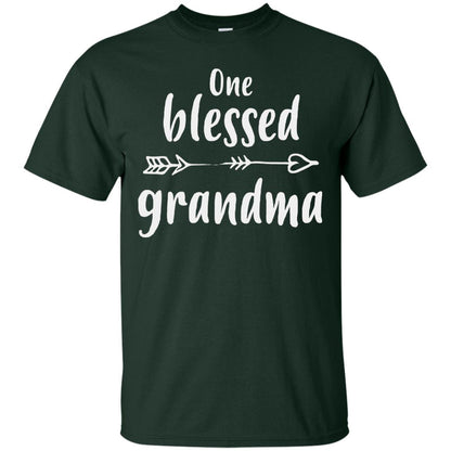 One Blessed Grandma Mothers Day Nana T-shirt Forest