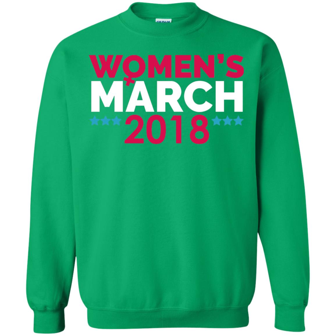 Women_s Right T-shirt Women_s March January 20 2018 Irish Green