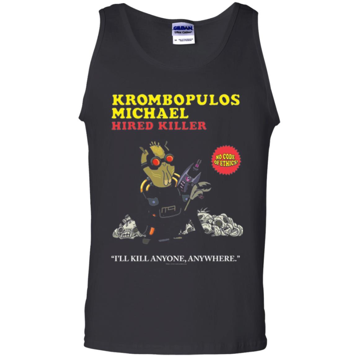 Film T-shirt Krombopulos Michael Hired Killer Black