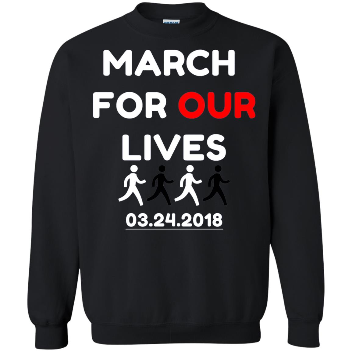 March For Our Lives Gun Control T-shirt Black