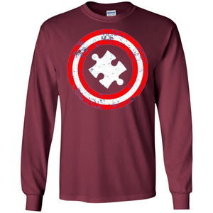 Captain Autism Superhero T-shirt Autism Awareness
