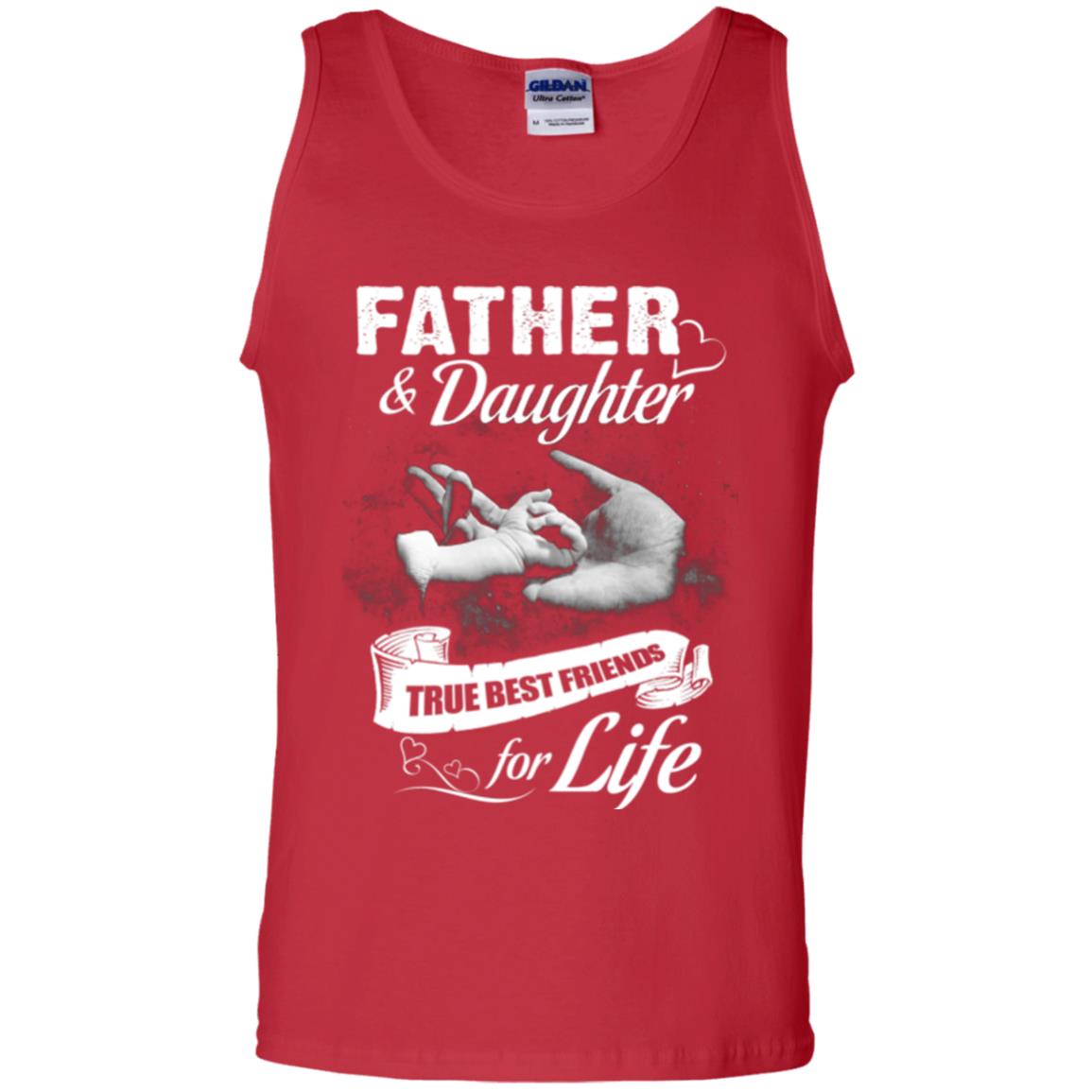 Father And Daughter True Best Friends For Life Family Shirt Red