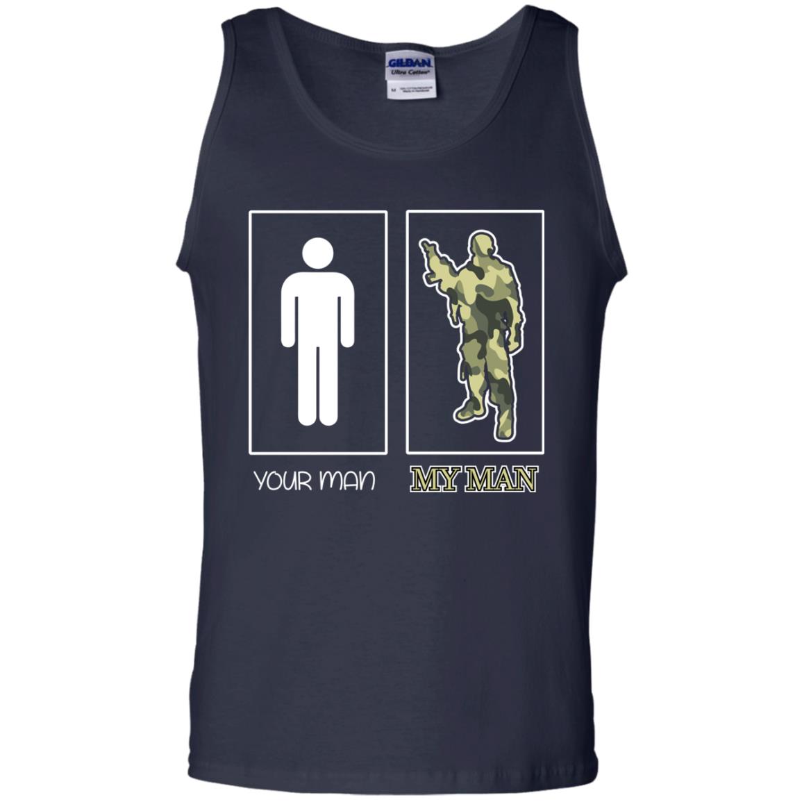 Your Man My Man Military Shirt Navy