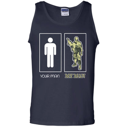 Your Man My Man Military Shirt Navy