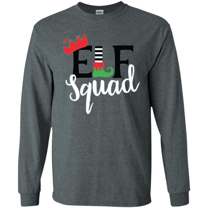 Christmas T-shirt Elf Squad Dark Heather