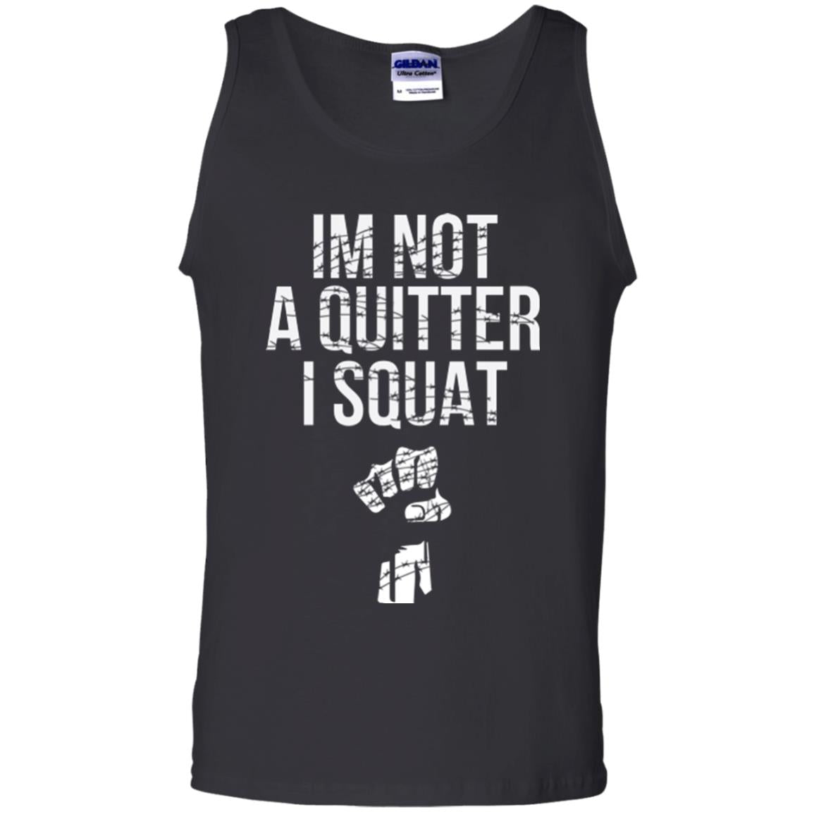 I'm Not A Quitter I Squat T-shirt Black