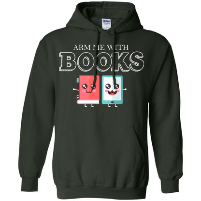 Arm Me With Books Gun Control T-shirt Forest Green