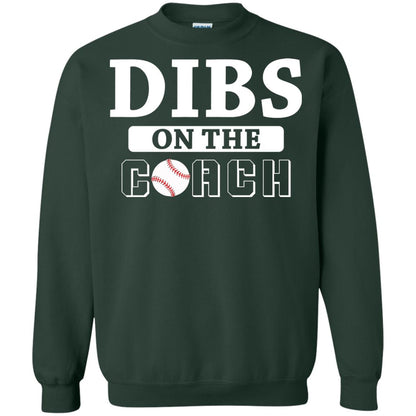 Dibs On The Coach Baseball T-shirt Forest Green
