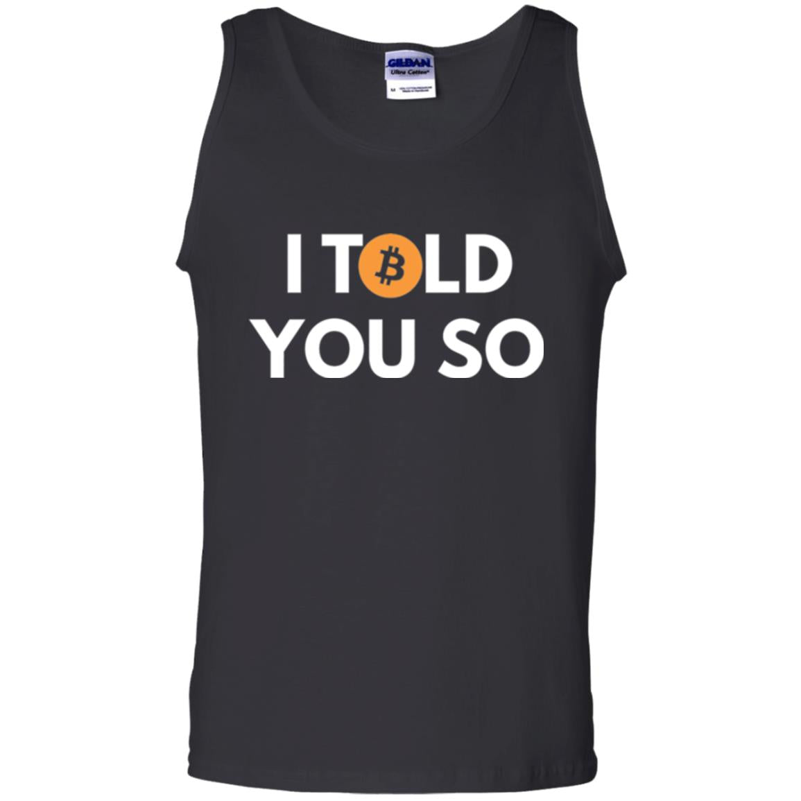 Bitcoin T-shirt I Told You So Black