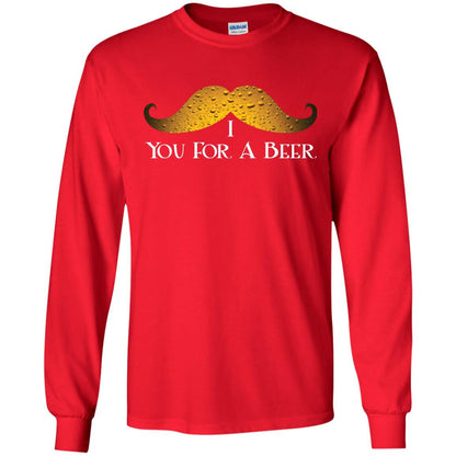 I Mustache You For A Beer Saint Patrick_s Day Red