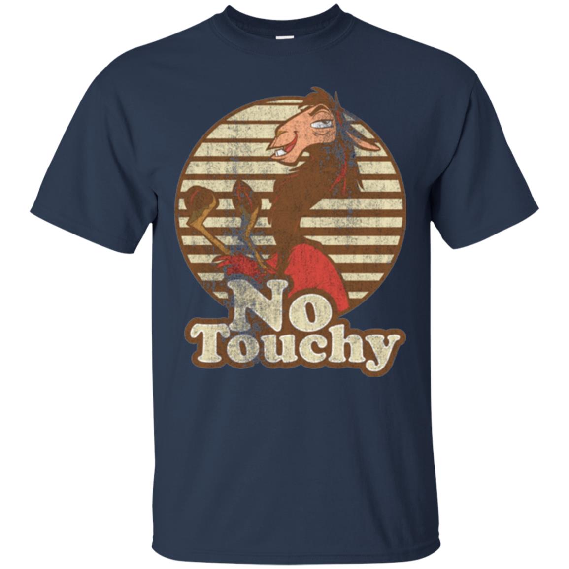 Llama T-shirt No Touchy Navy