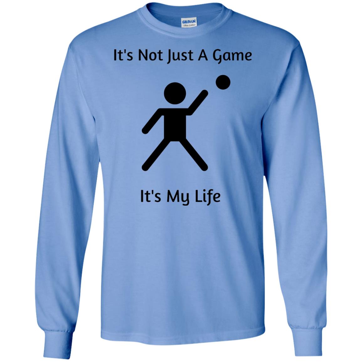 Basketball Shirt Its Not Just A Game Its My Life Carolina Blue