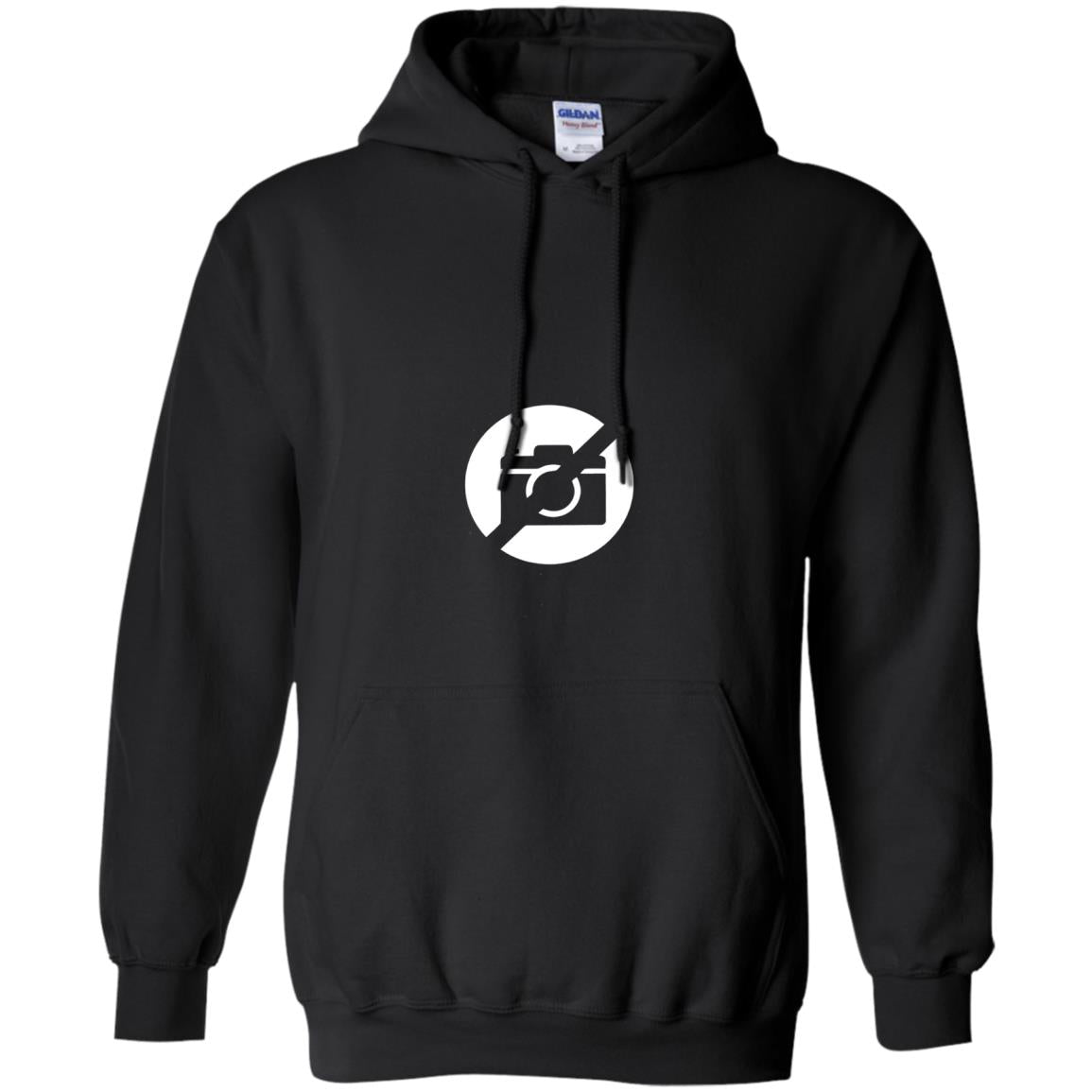 Just No Pictures Image T-shirt Black