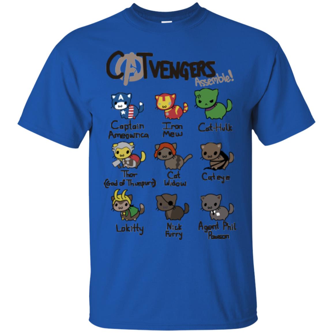 Catvengers Cat Lover Shirt Royal