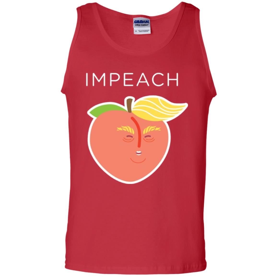 Anti Trump Peach Emoji T-shirt Impeach Donald Red