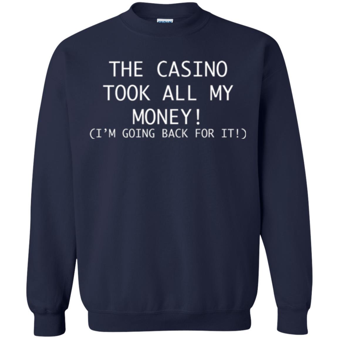 Gambler T-shirt The Casino Took All My Money Navy