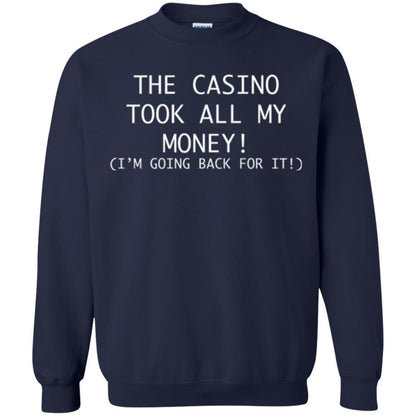 Gambler T-shirt The Casino Took All My Money Navy
