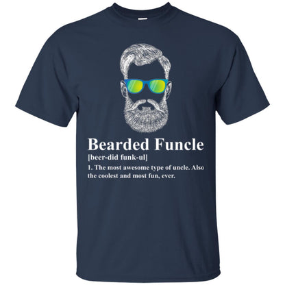 Uncle T-shirt Beared Funcle Navy