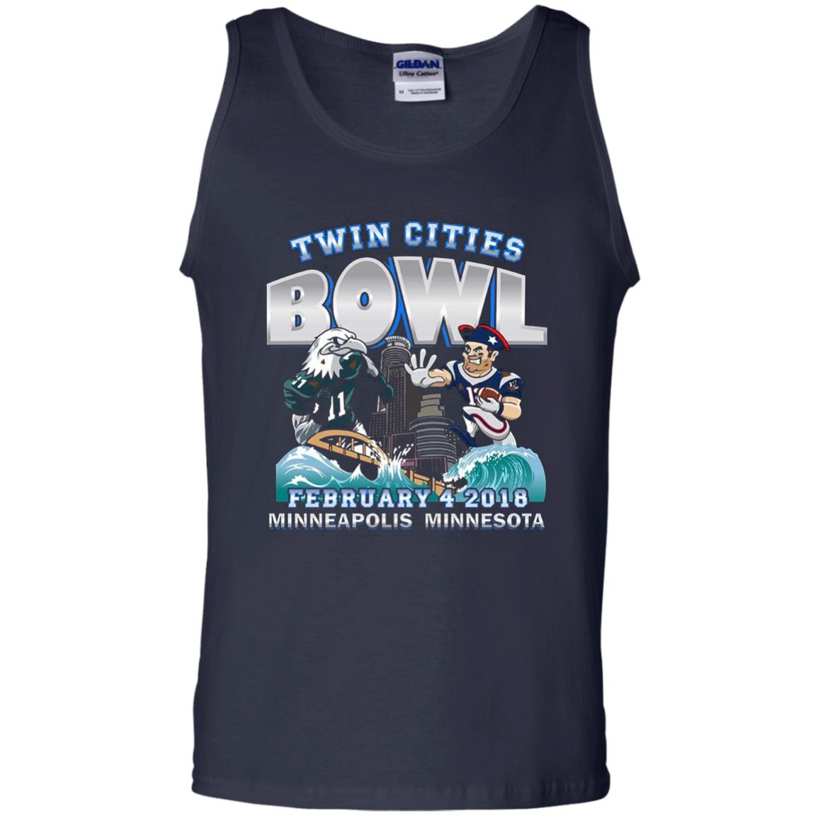 Football Lover T-shirt Twin Cities Bowl Navy