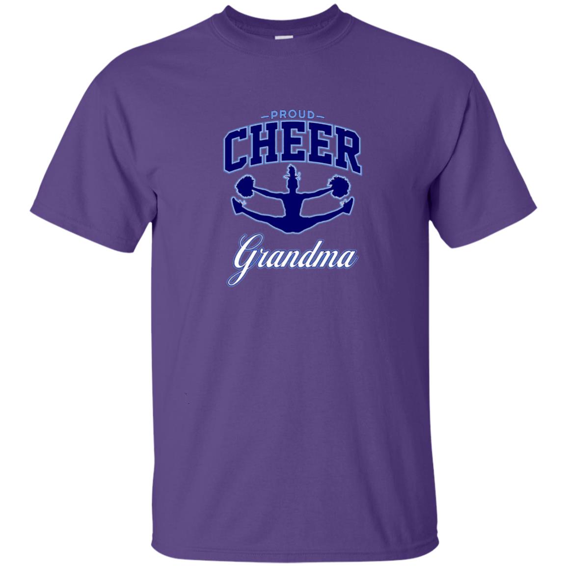 Proud Cheer Grandma Mama Shirt Purple