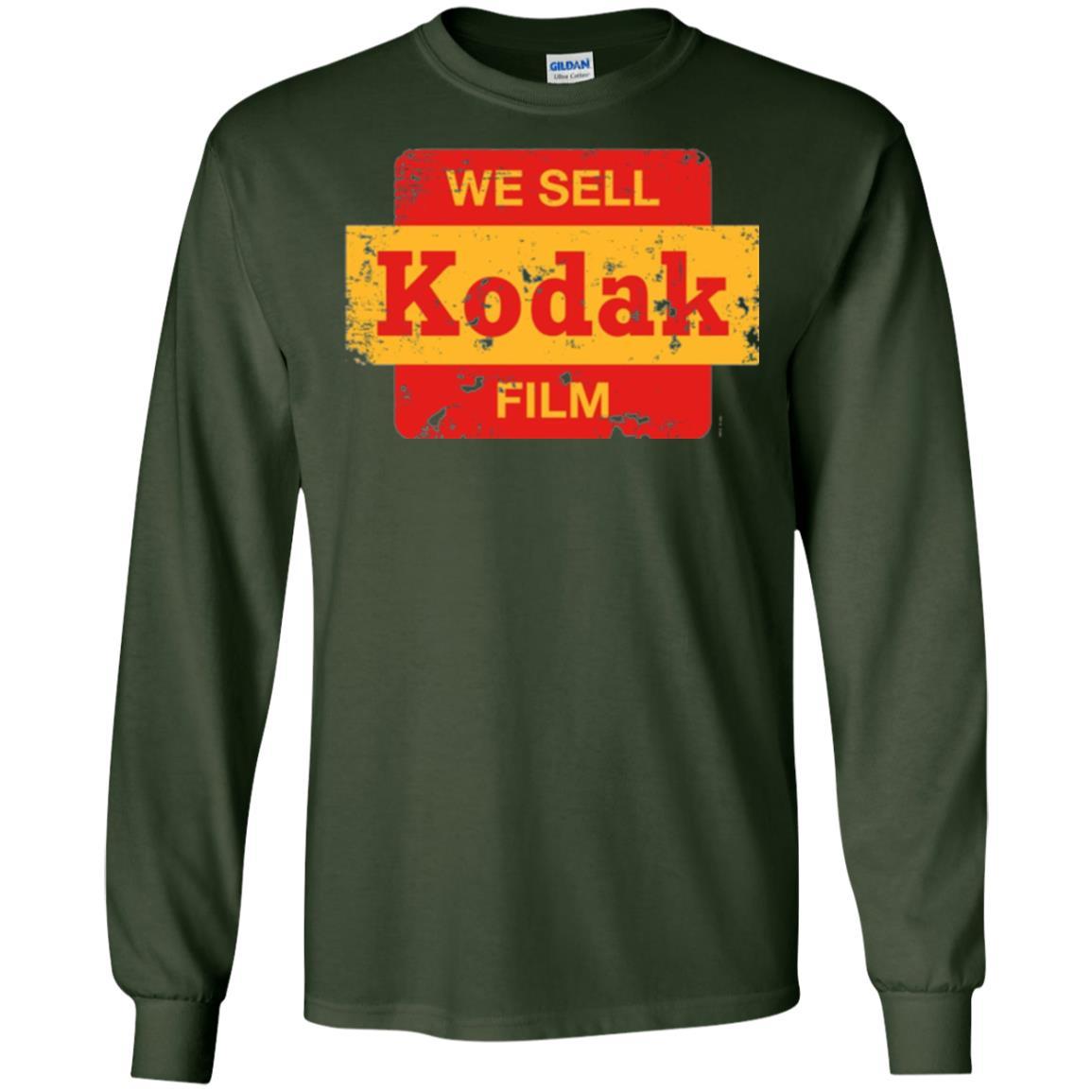 Film T-shirt Vintage We Sell Kodak Film Forest Green