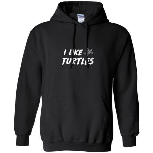 Turtle Lover T-shirt I Like Turtles Black