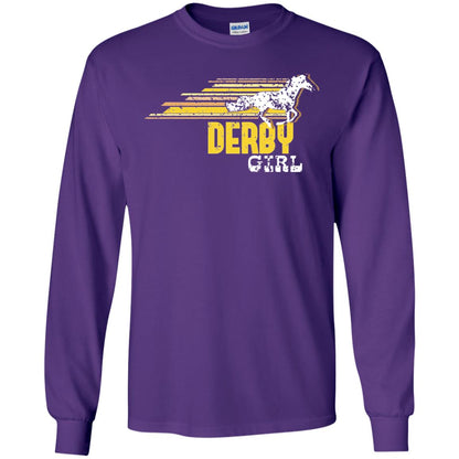 Derby Girl Derby Women Horse Race Shirt Purple