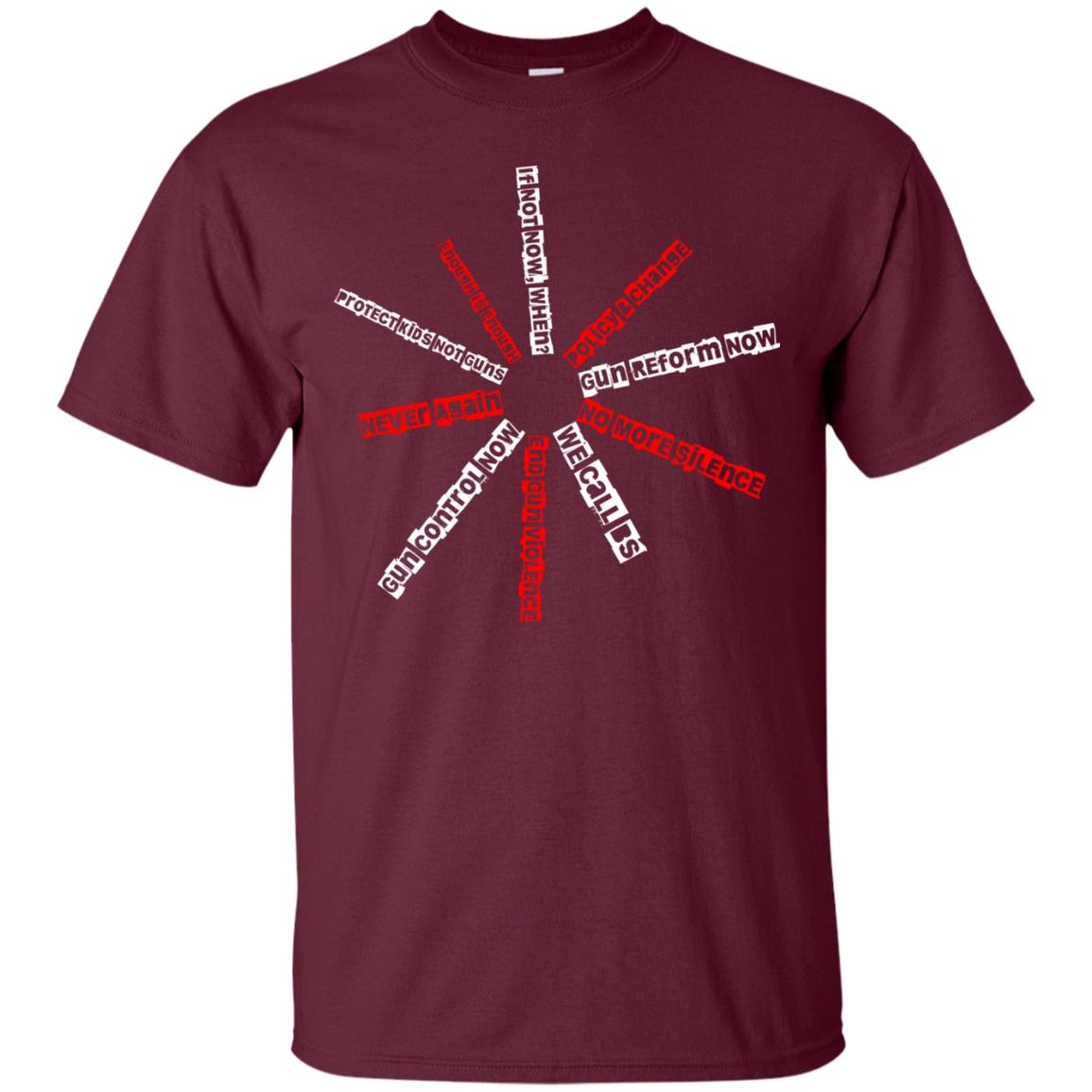 We Call Bs End Gun Violence Gun Control Social Movement T-shirt Maroon