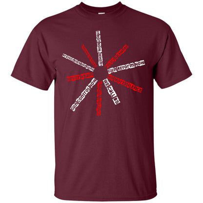 We Call Bs End Gun Violence Gun Control Social Movement T-shirt Maroon