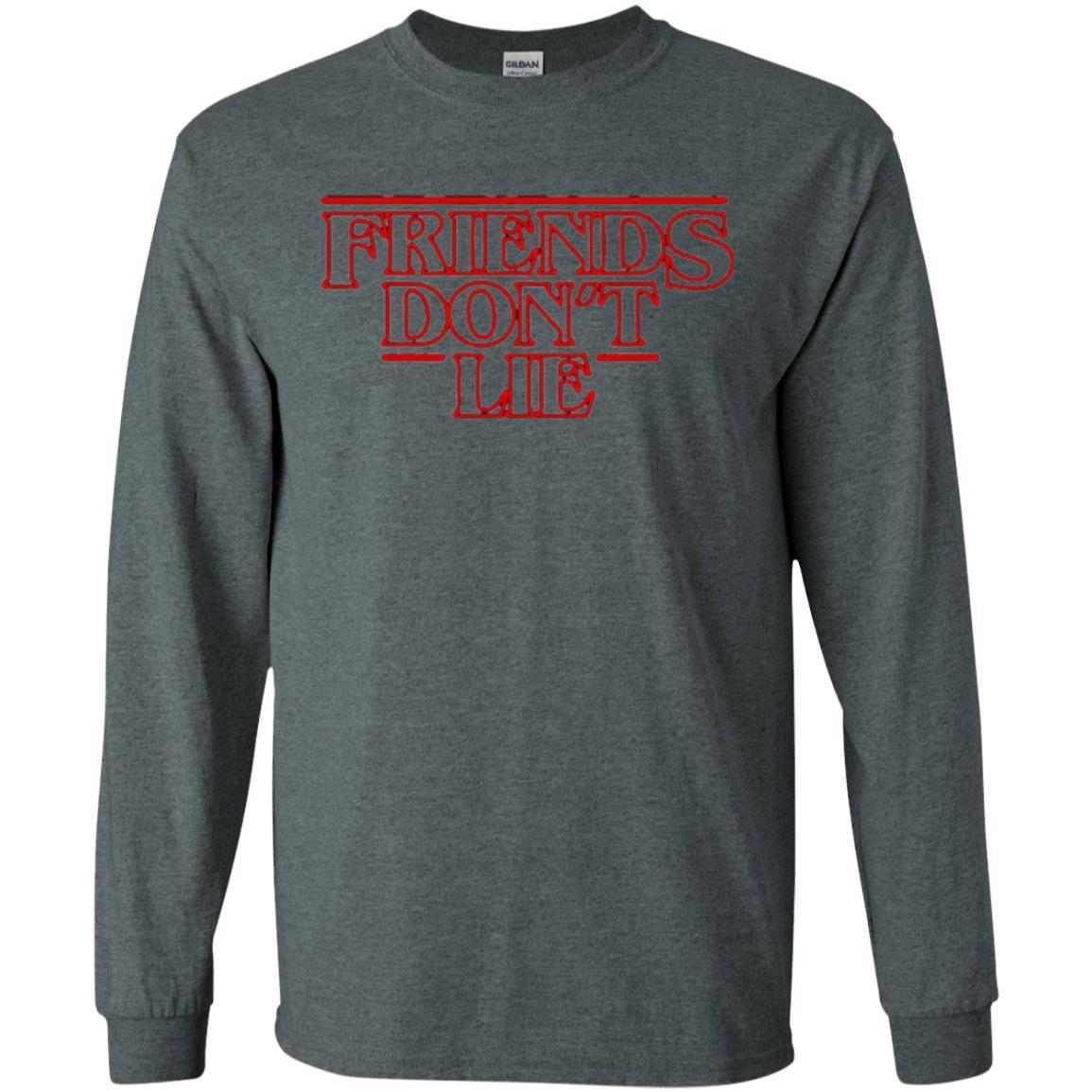 Friends Don't Lie T-shirt Dark Heather