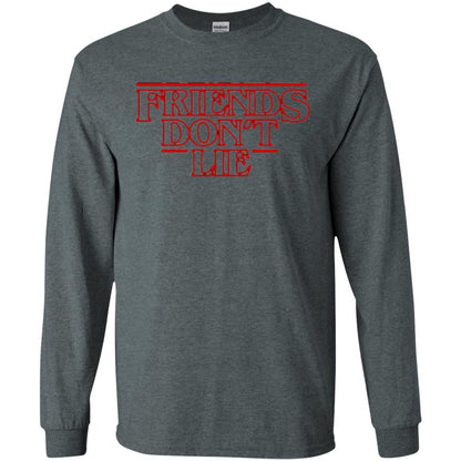Friends Don't Lie T-shirt Dark Heather