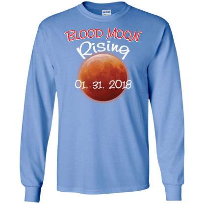 Blood Moon T-shirt Rising 01.31.2018 Carolina Blue