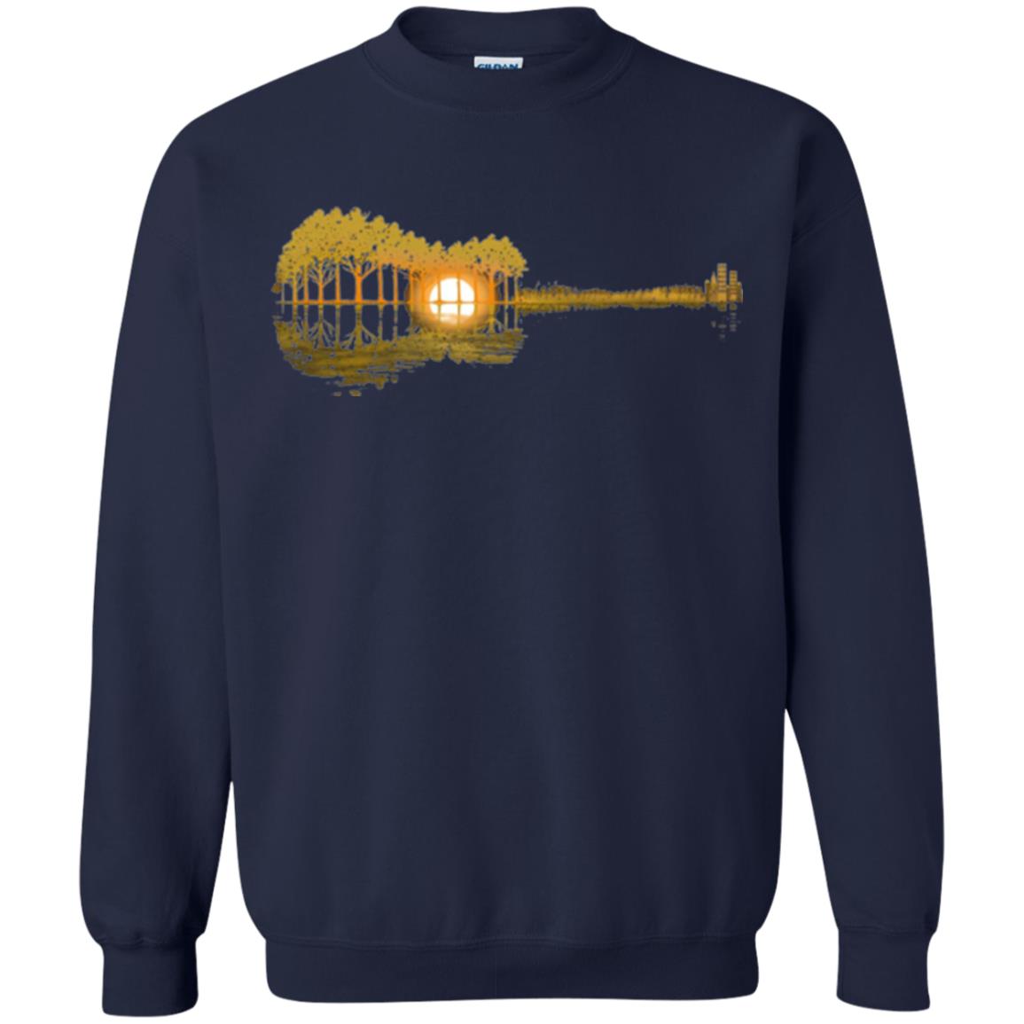 Guitar Lovers T-shirt Guitar Lake Shadow Navy