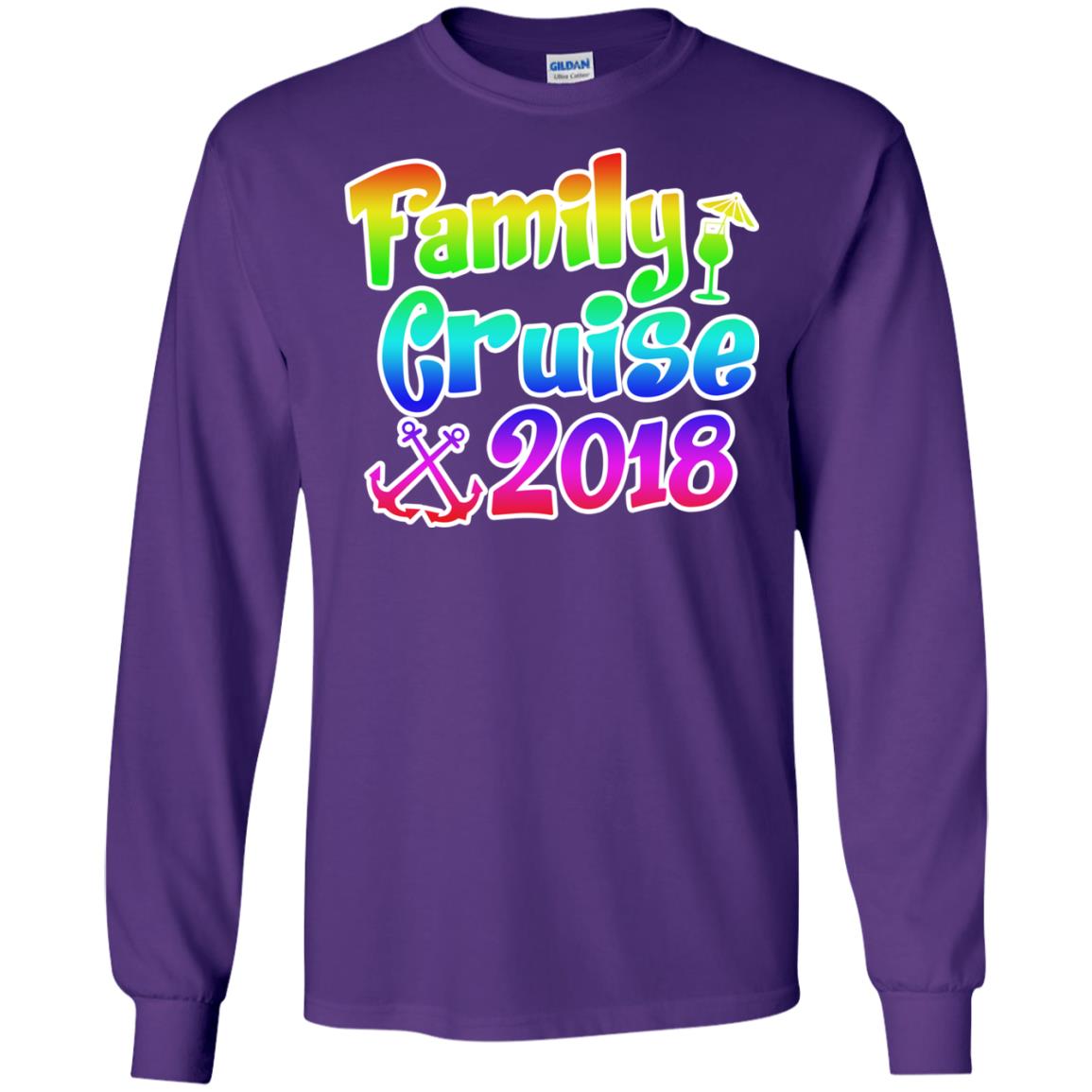 Family T-shirt Cruise 2018 Purple